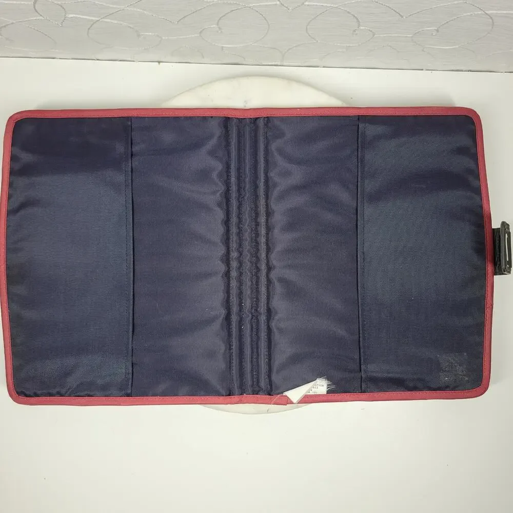 VTG Nike Trapper Keeper Binder Cover Black 1996 Mead Planner Organizer Retro
